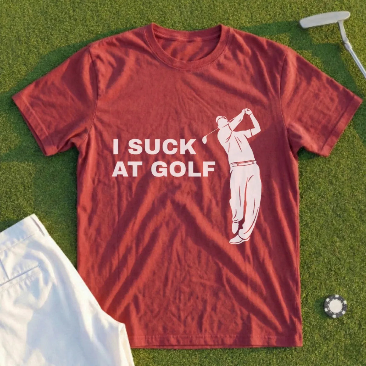 I Suck At Golf Tee