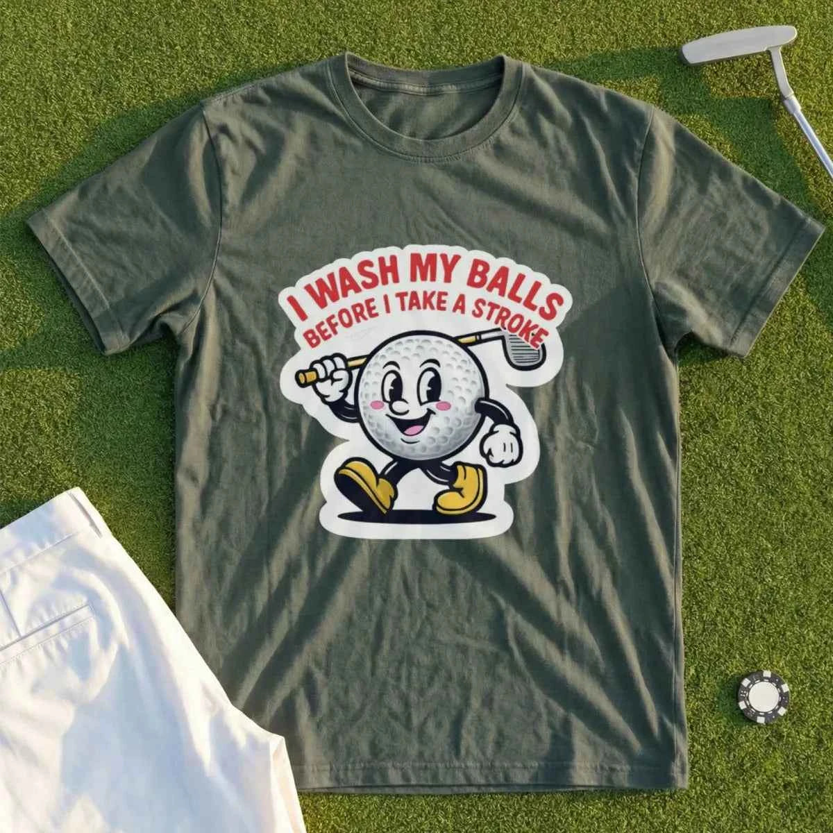 I Wash My Balls Tee