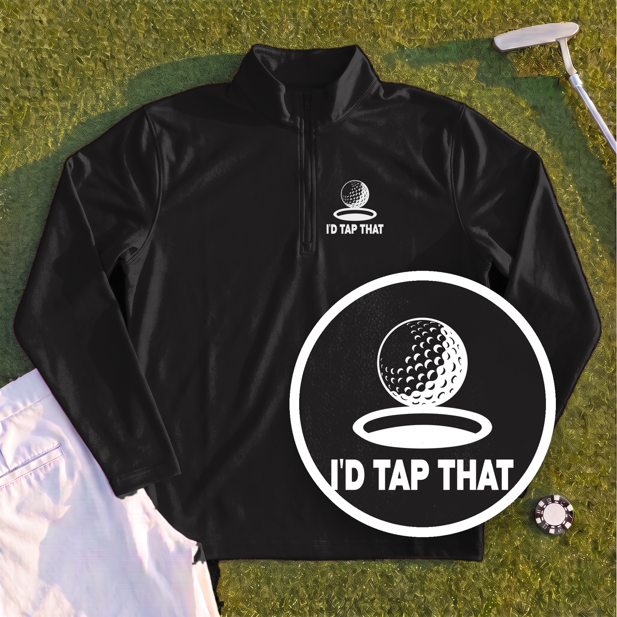 I'd Tap That Quarter Zip