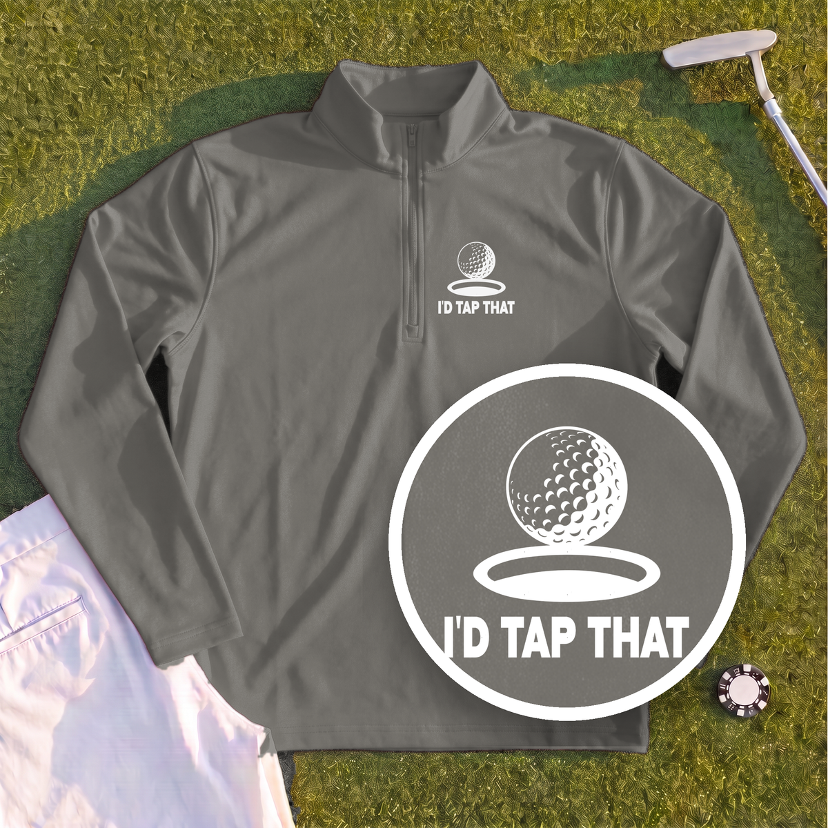 I'd Tap That Quarter Zip