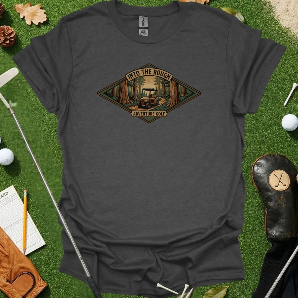 Into The Rough Adventure Vintage Tee