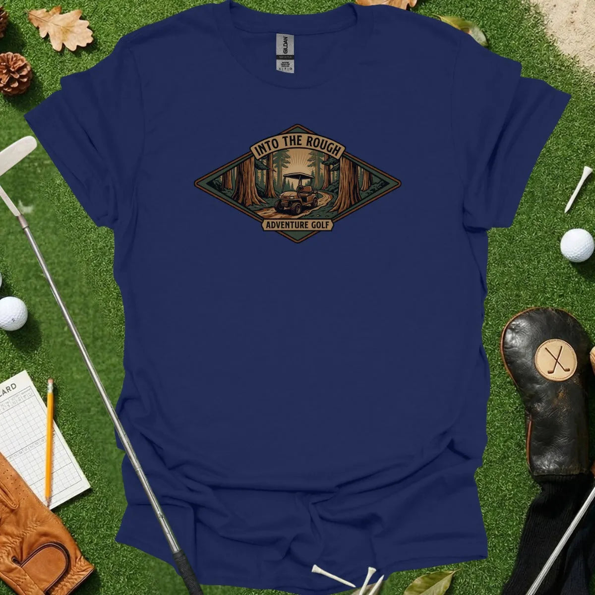 Into The Rough Adventure Vintage Tee