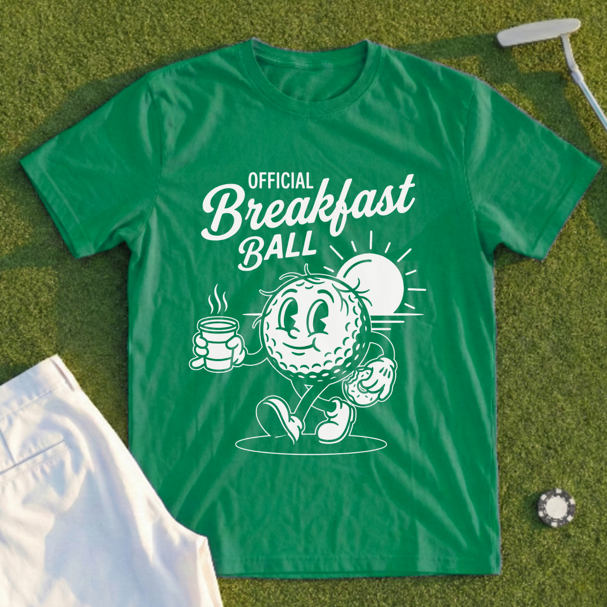 Official Breakfast Ball Tee - Irish Green