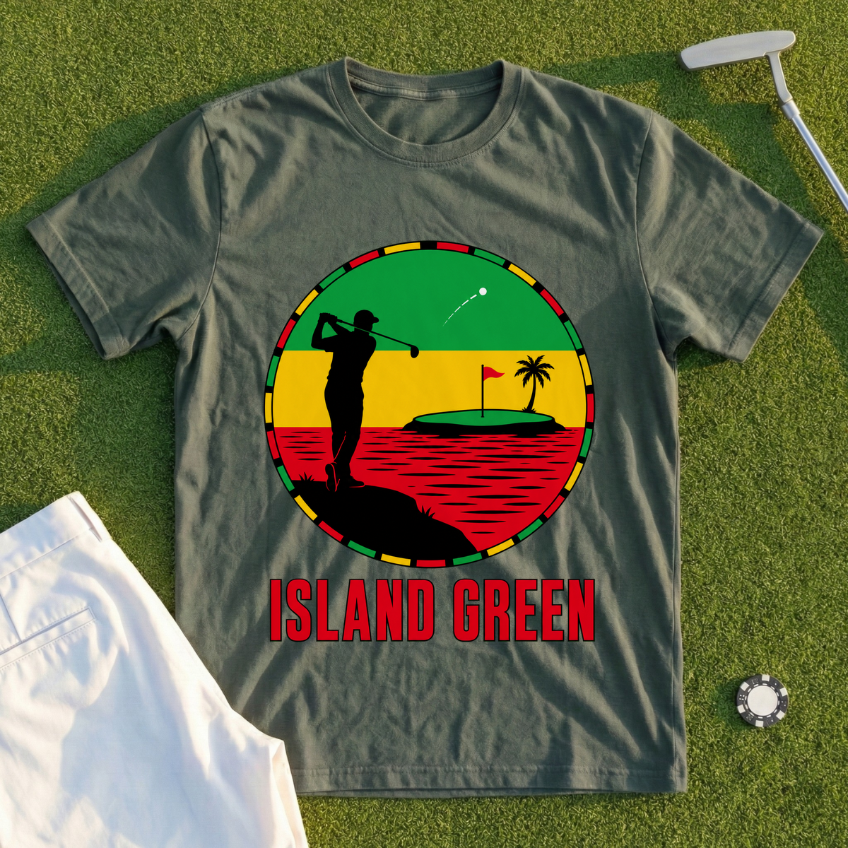 Island Green, Reggae Disc Tee