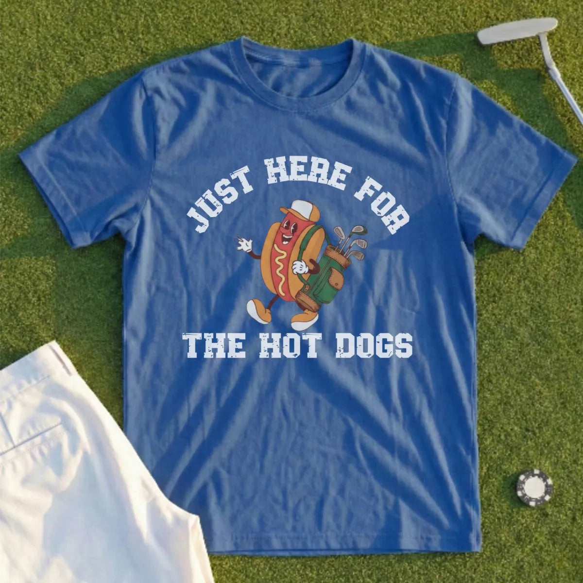 Just Here For The Dogs Tee
