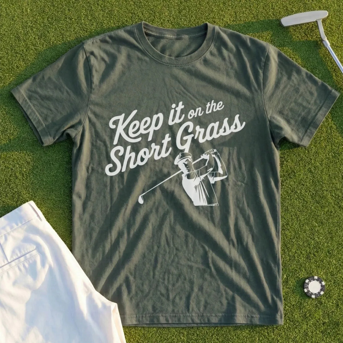 Keep It On The Short Grass Tee