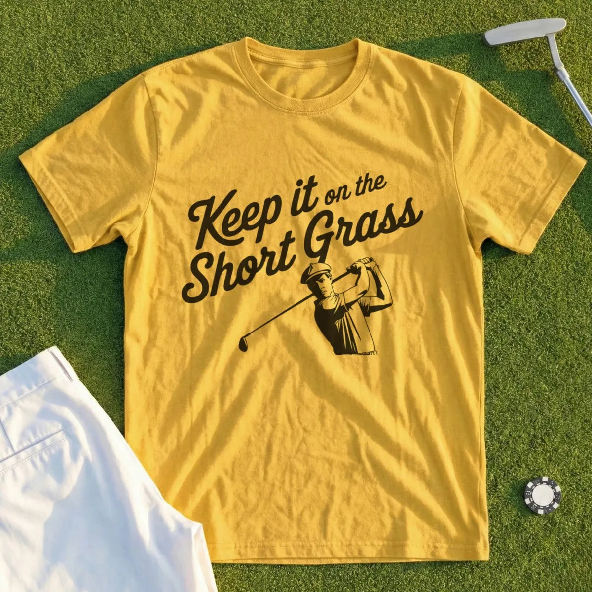 Keep It On The Short Grass Tee