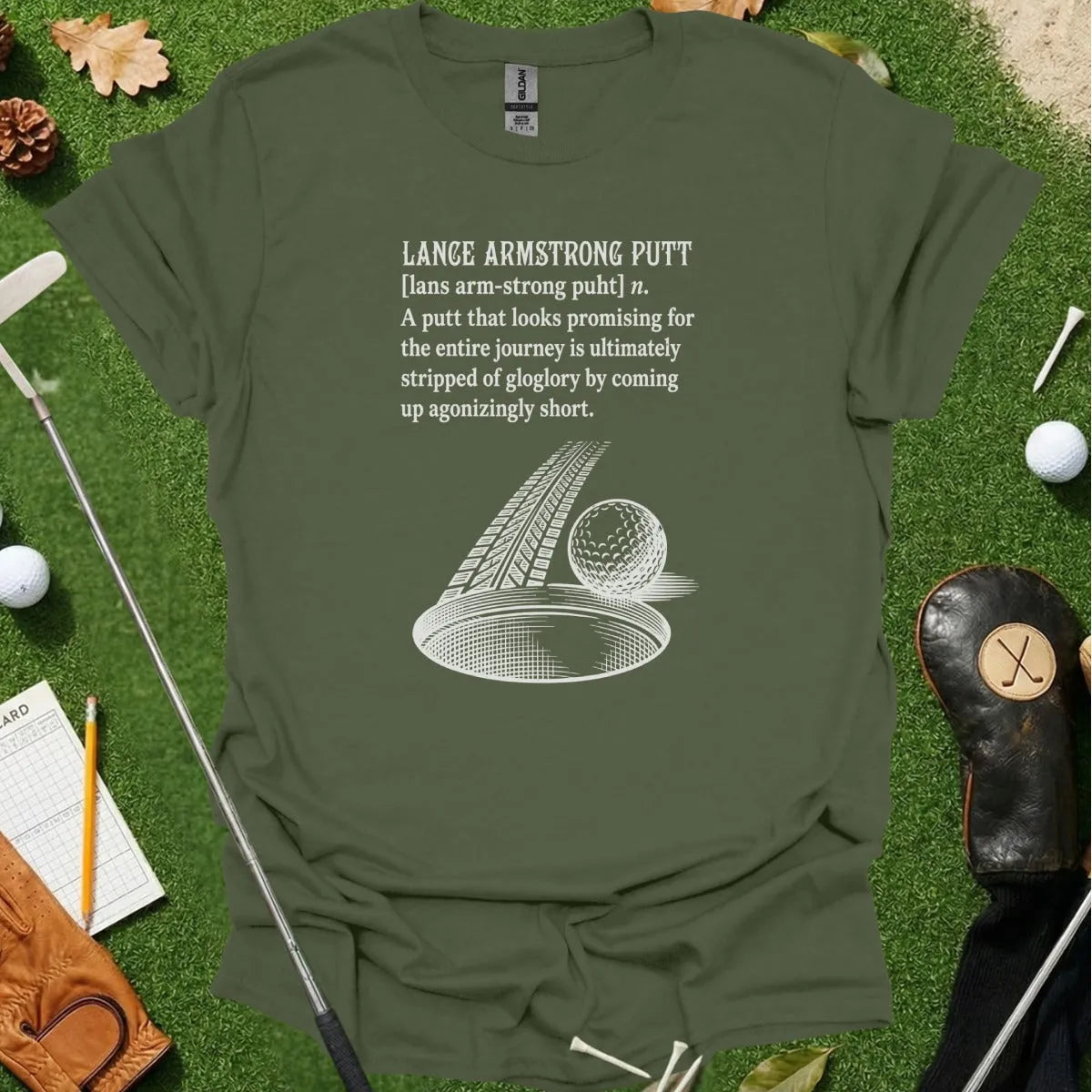 Lance Armstrong Putt Dictionary Definition Tee