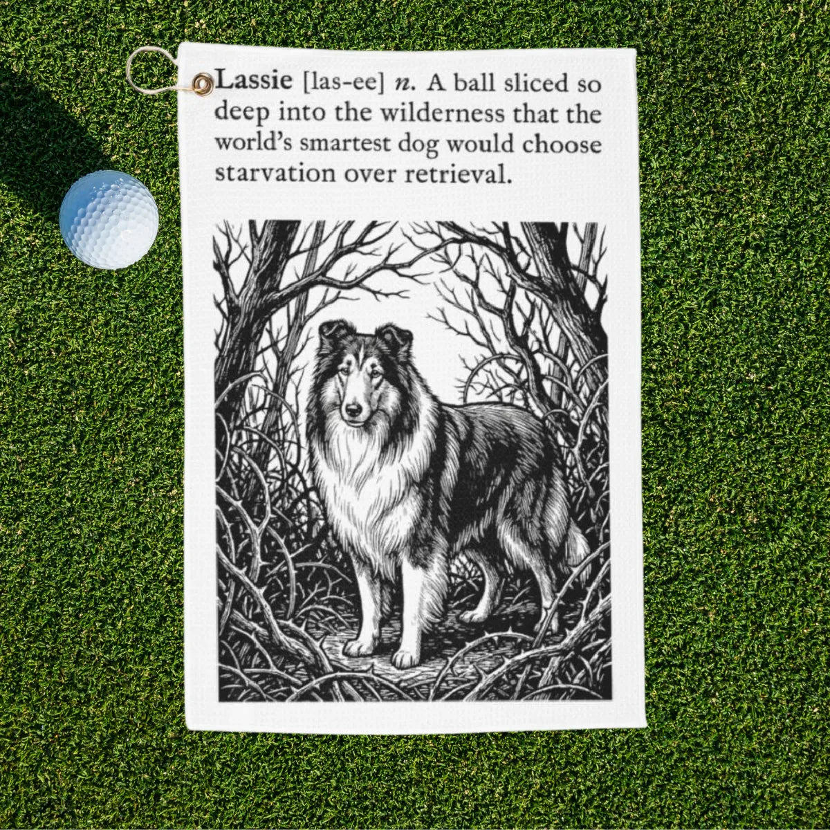 Lassie Golf Towel