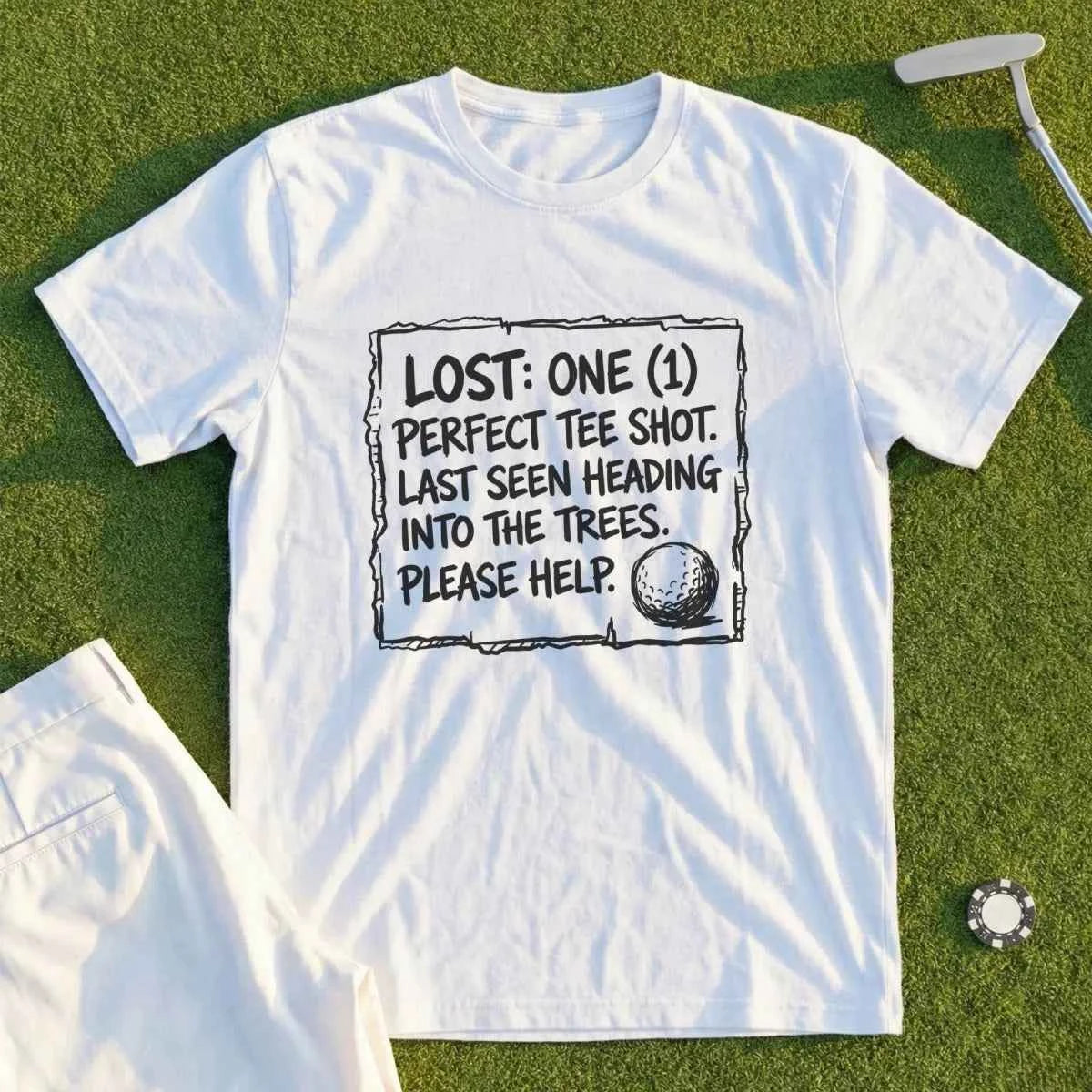 Lost: 1 Perfect Tee Shot Tee