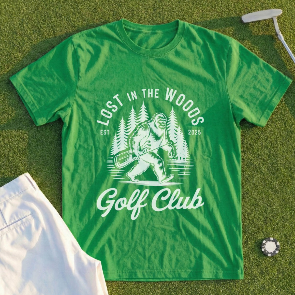 Lost In The Wood Golf Club Tee