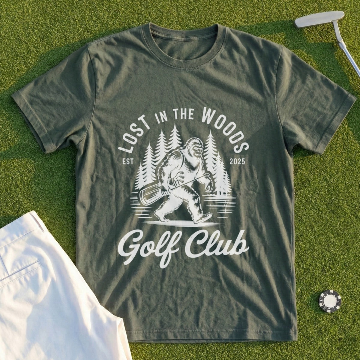 Lost In The Wood Golf Club Tee
