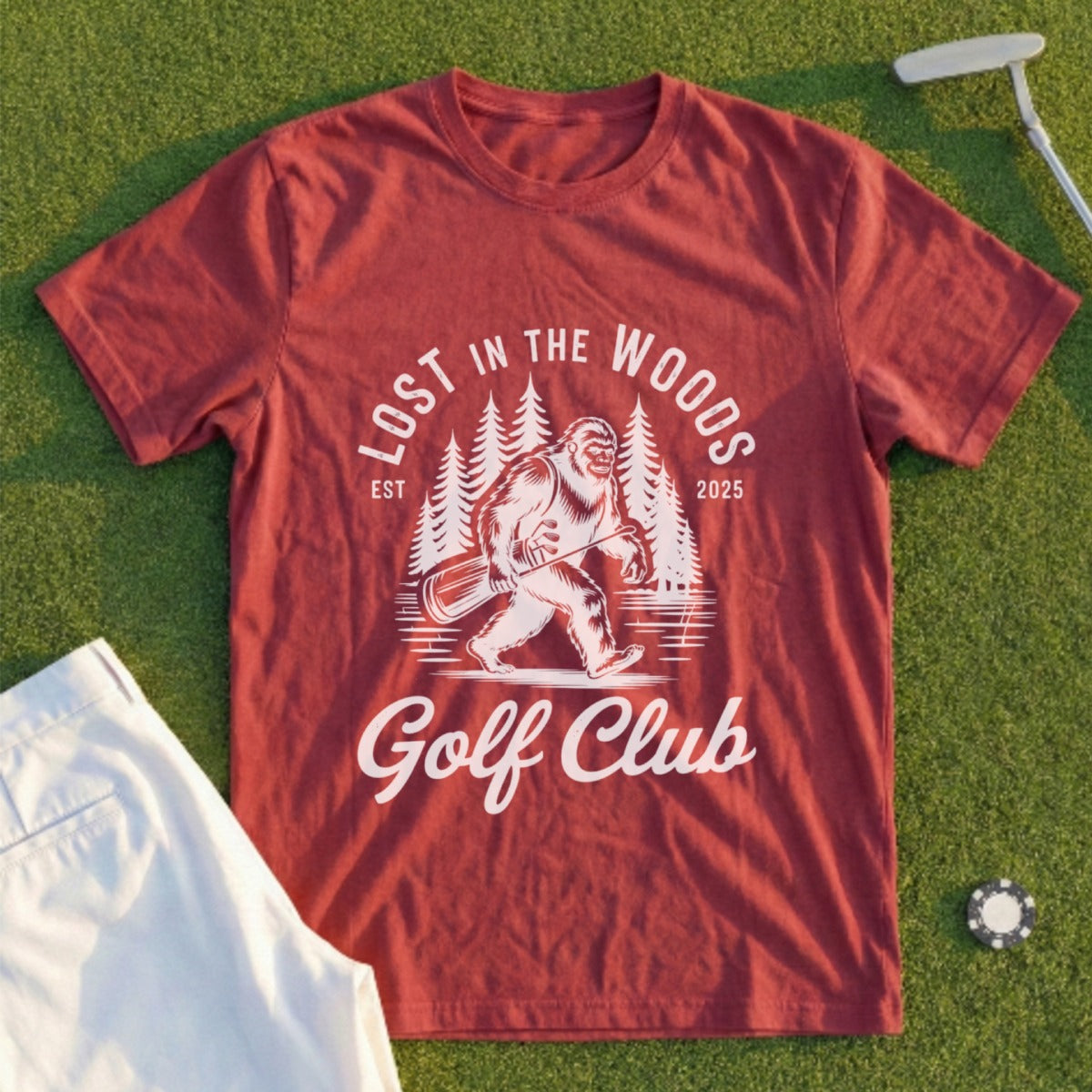 Lost In The Wood Golf Club Tee