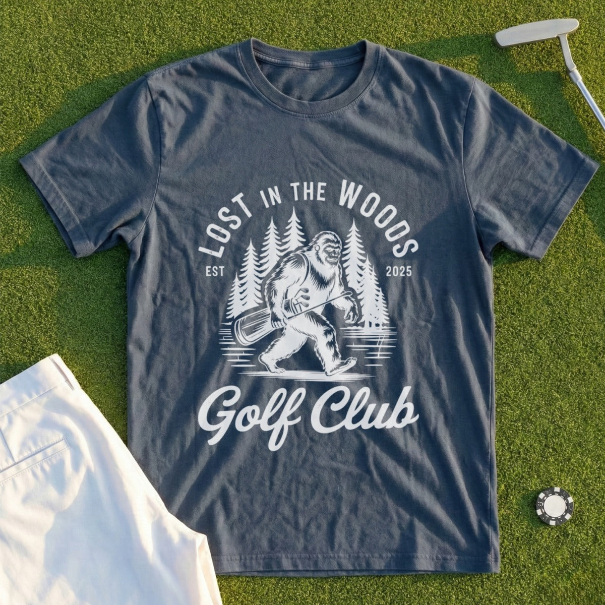 Lost In The Wood Golf Club Tee