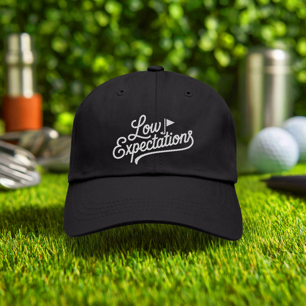 Low Expectations Club Embroidered Hat