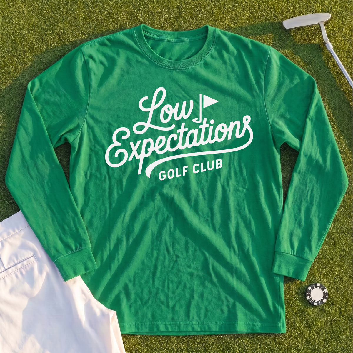 Low Expectations Club Long Sleeve Tee