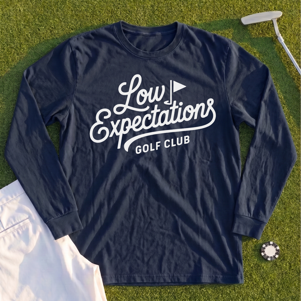 Low Expectations Club Long Sleeve Tee