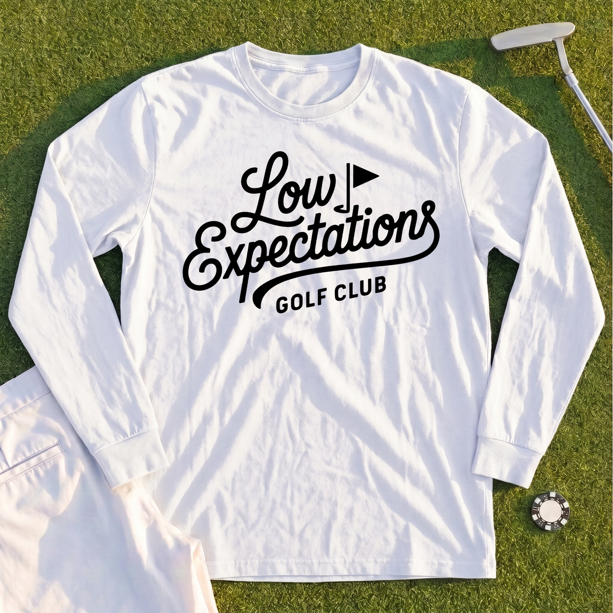 Low Expectations Club Long Sleeve Tee