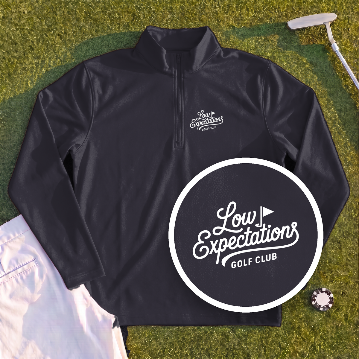 Low Expectations Club Quarter Zip