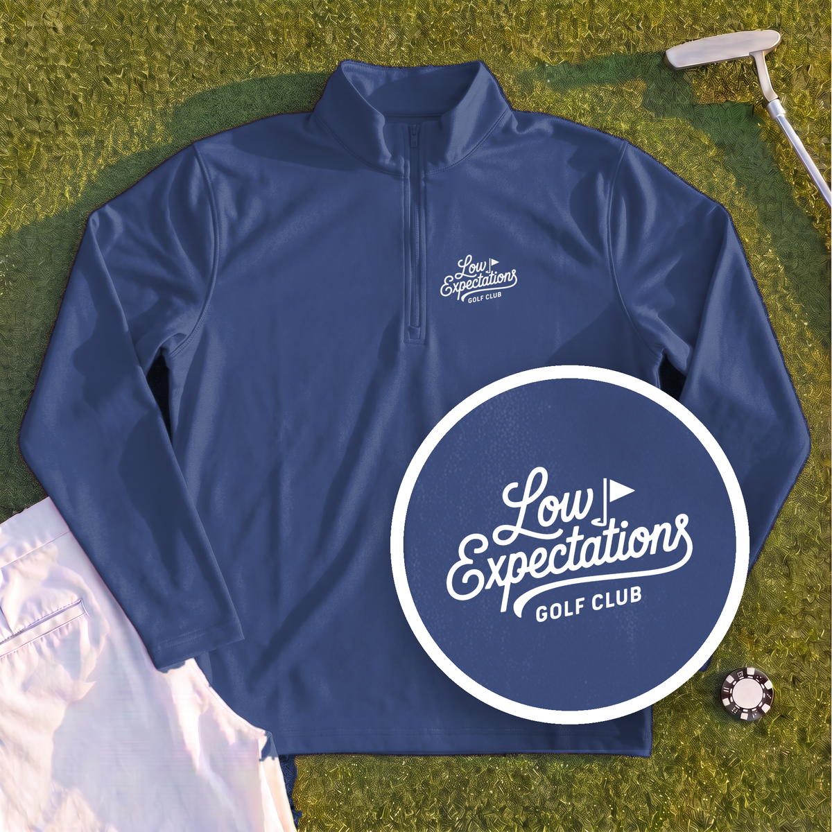 Low Expectations Club Quarter Zip