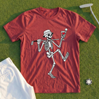 Martini Skeleton Strut Tee