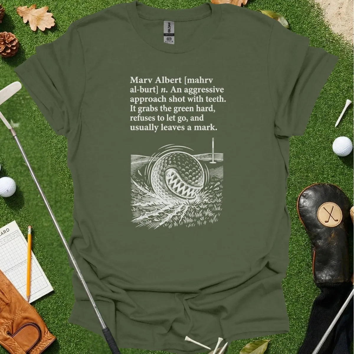 Marv Albert Dictionary Definition Tee