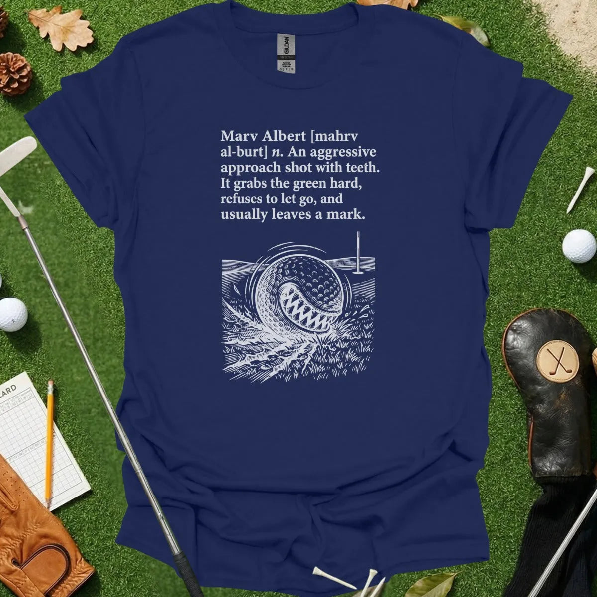 Marv Albert Dictionary Definition Tee