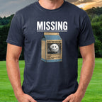 Missing Golf Ball Tee worn on the golf course, Navy