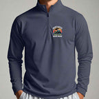 Mistakes Were Made Quarter Zip worn