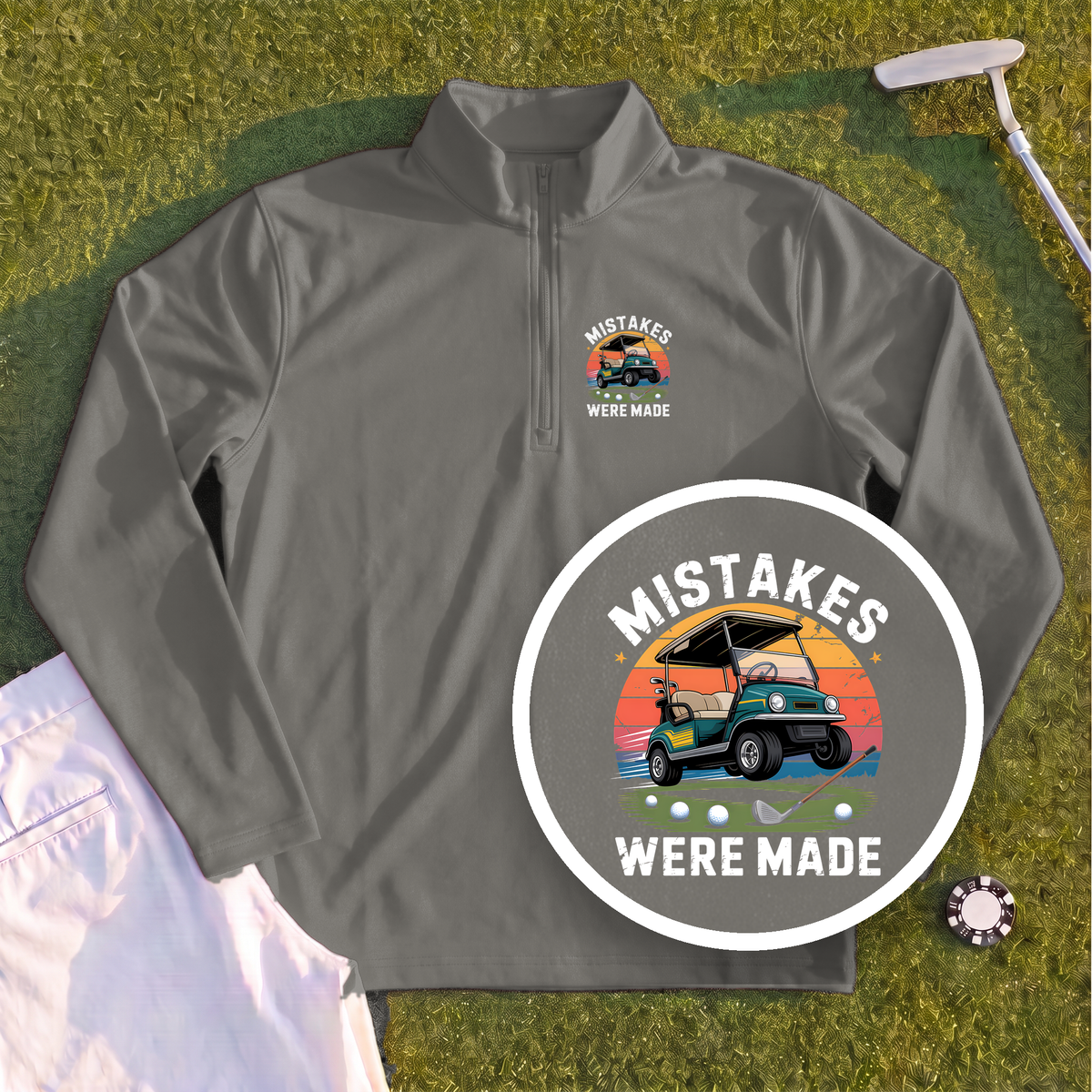 Mistakes Were Made Quarter Zip