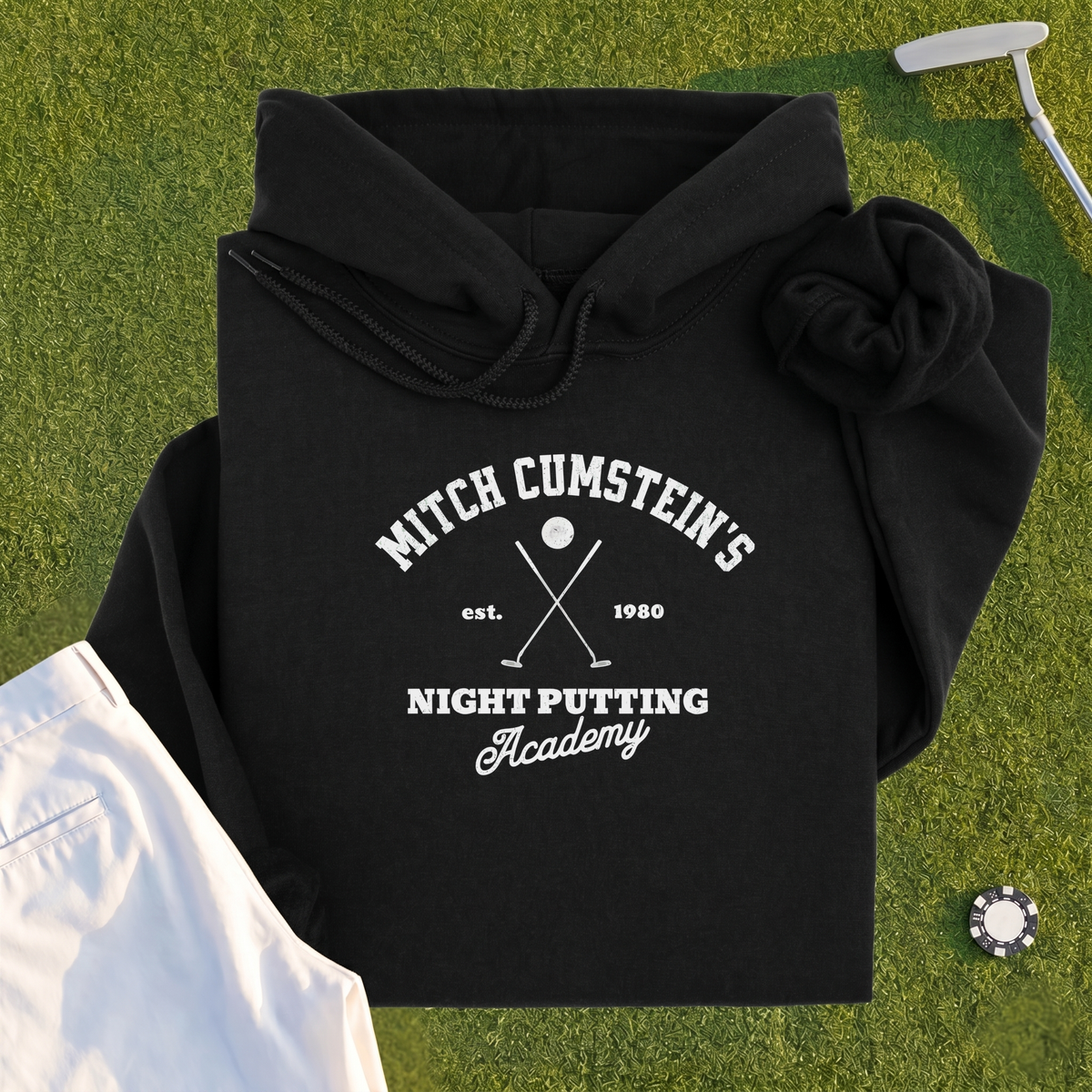 Mitch Cumstein Night Putting Hoodie