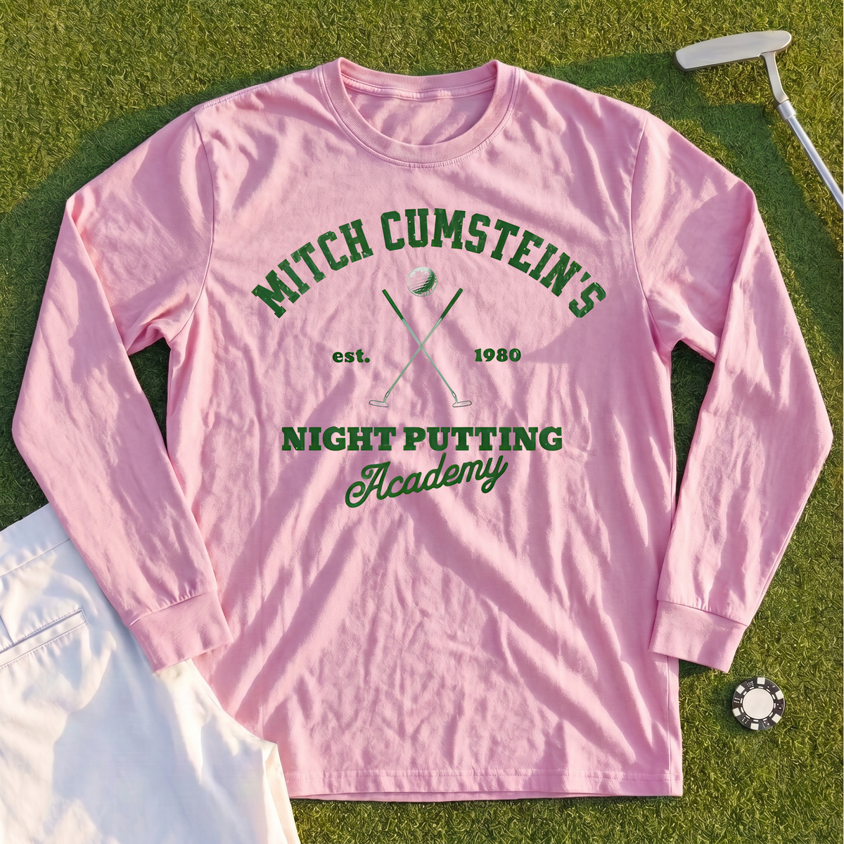 Mitch Cumstein Night Putting Long Sleeve Tee