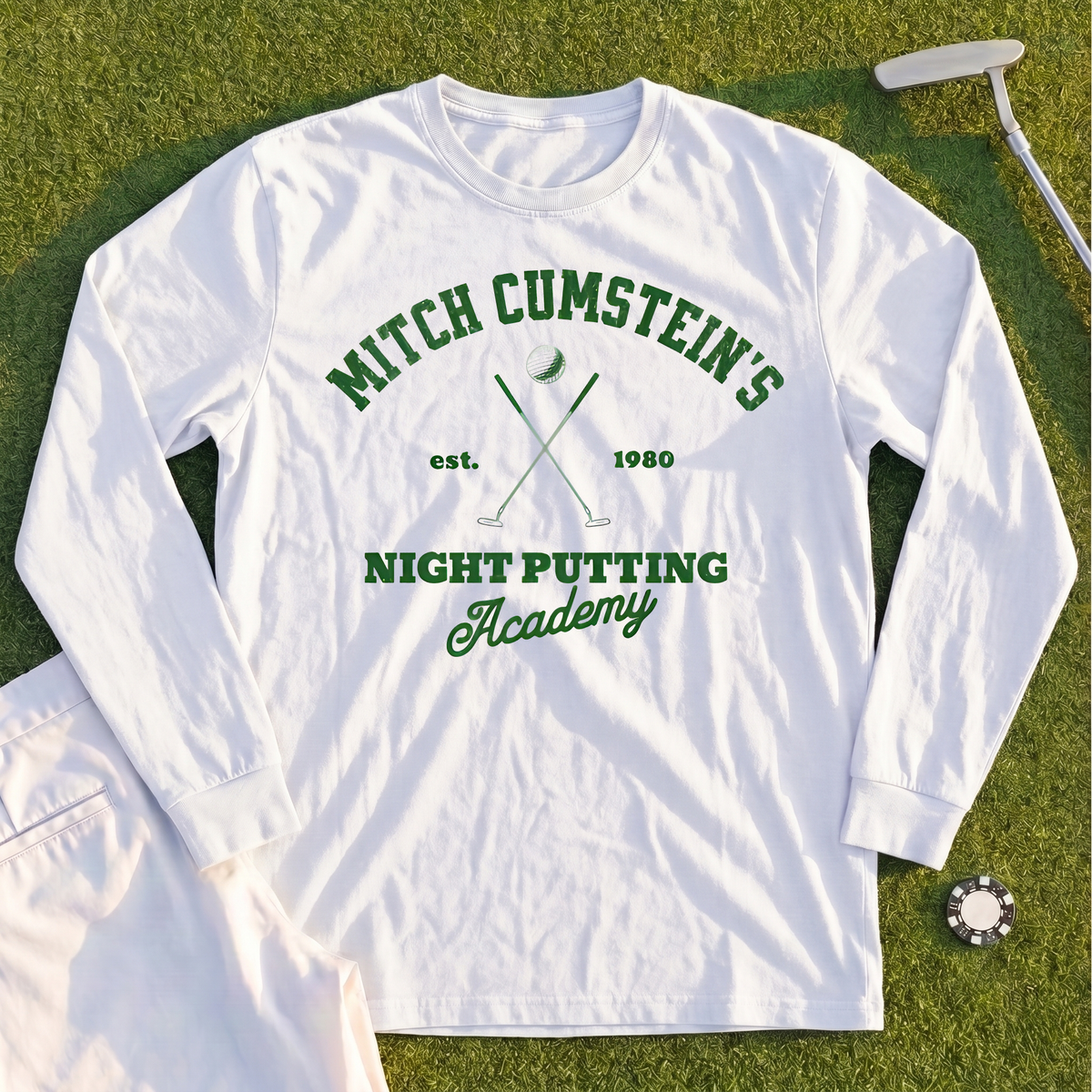 Mitch Cumstein Night Putting Long Sleeve Tee