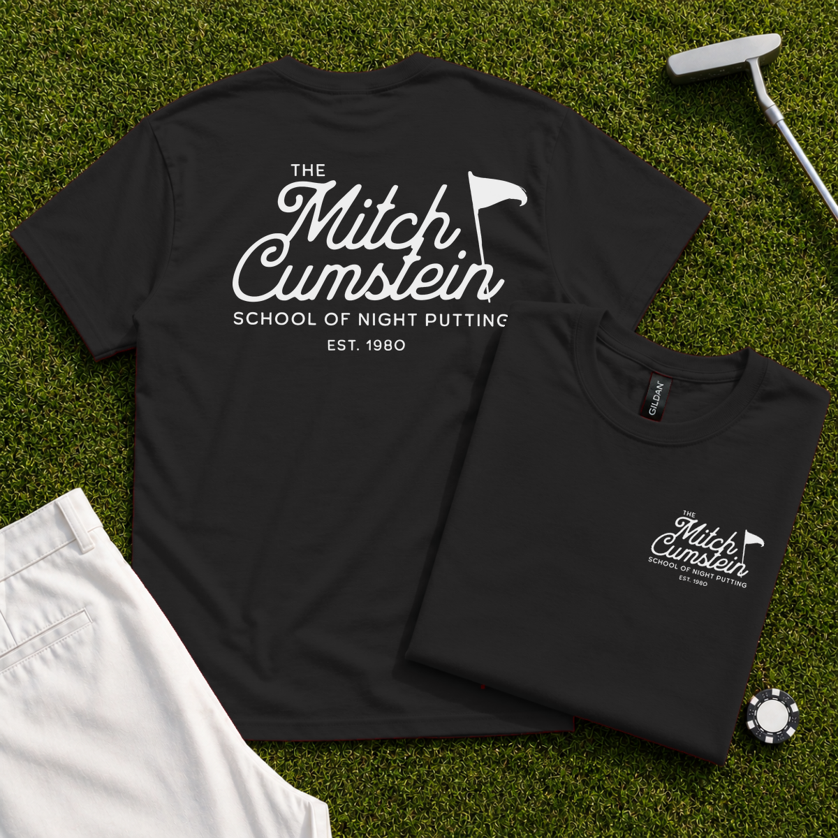 Mitch Cumstein School Of Night Putting Back Print Tee