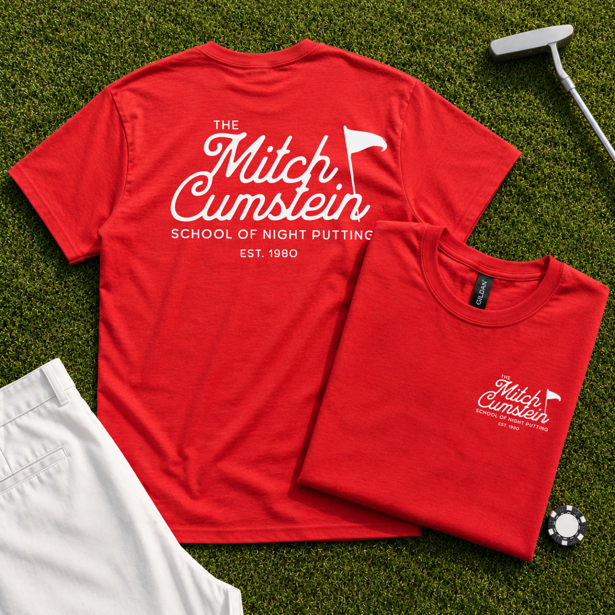 Mitch Cumstein School Of Night Putting Back Print Tee