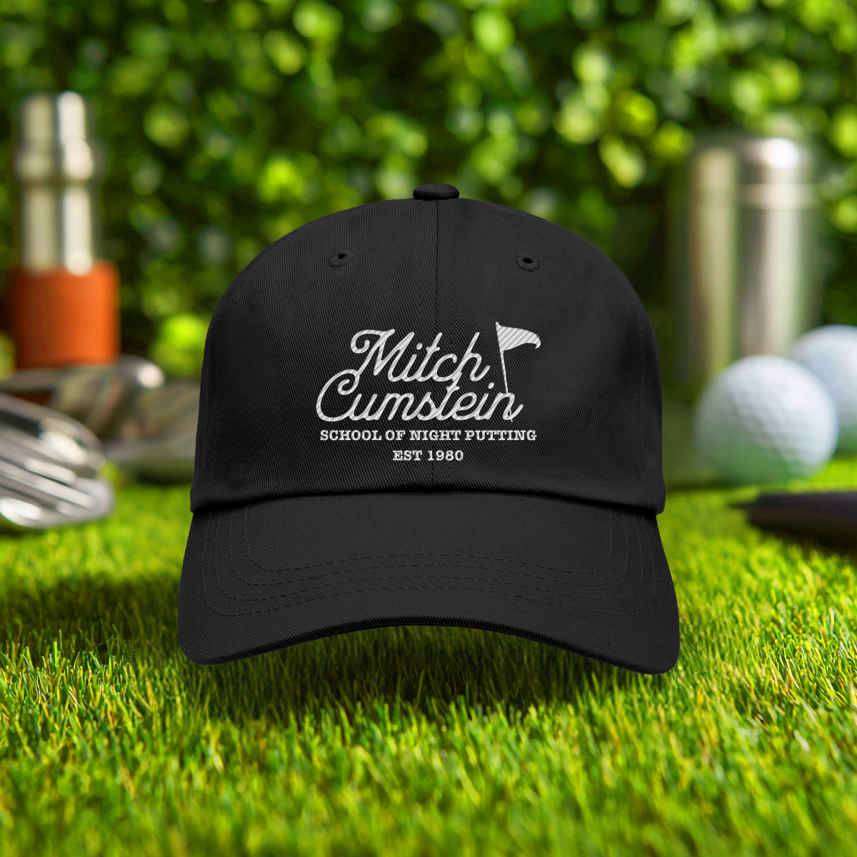 Mitch Cumstein School Of Night Putting Embroidered Hat