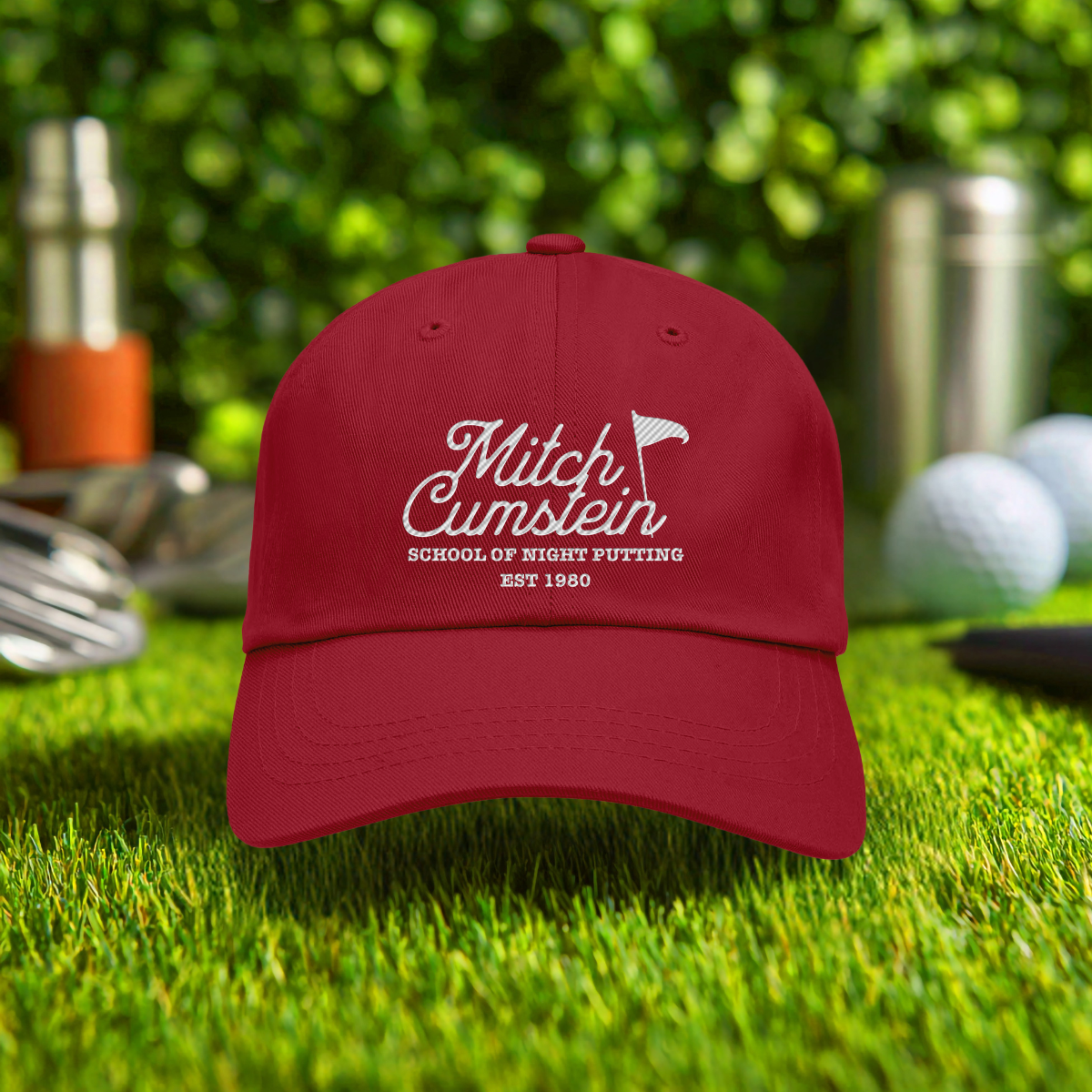 Mitch Cumstein School Of Night Putting Embroidered Hat