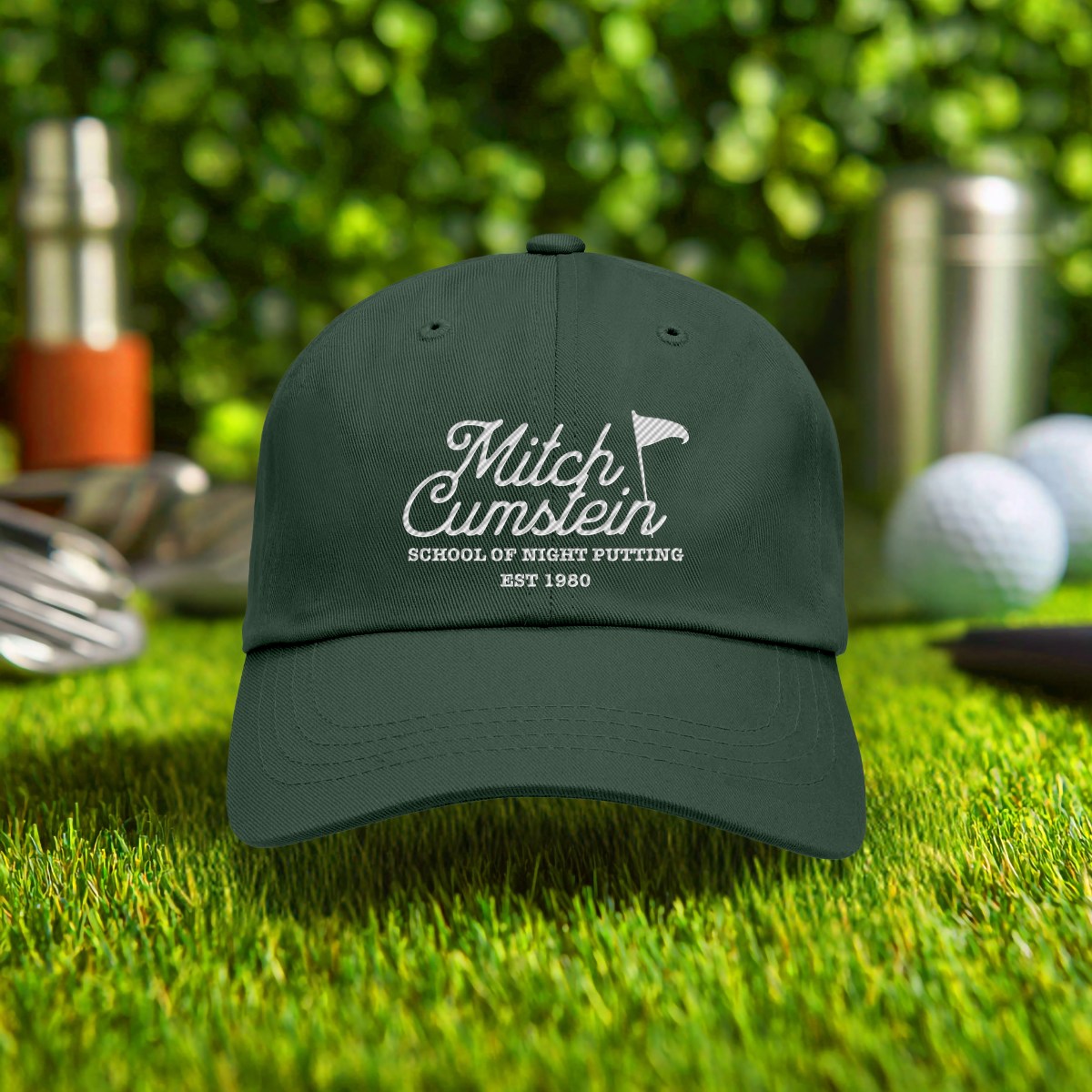 Mitch Cumstein School Of Night Putting Embroidered Hat