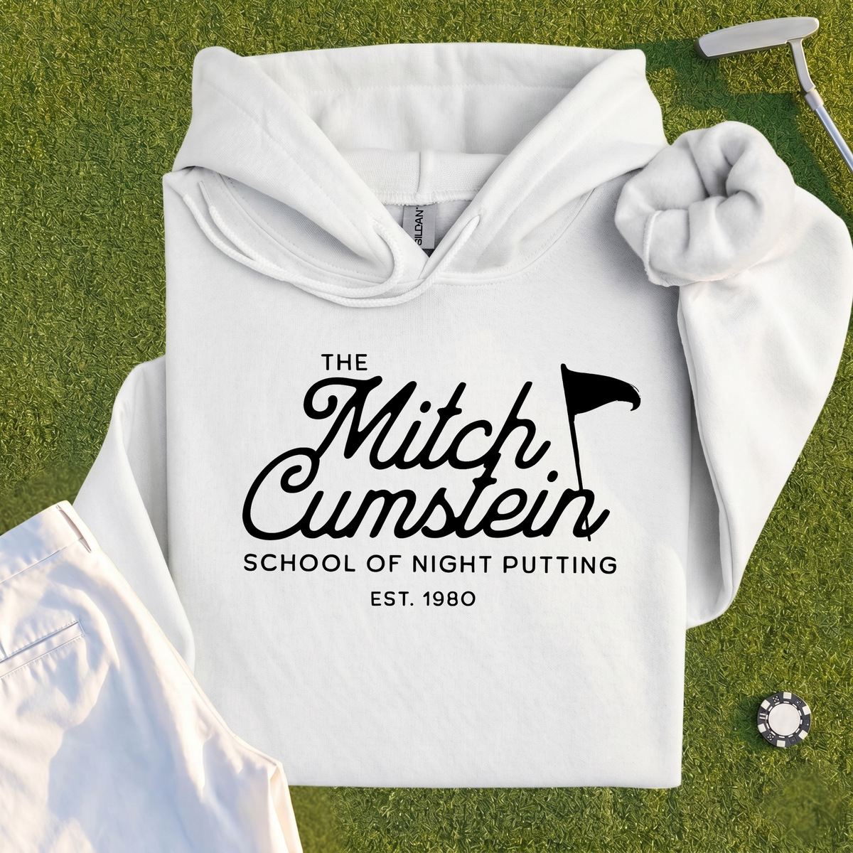 Mitch Cumstein School Of Night Putting Hoodie
