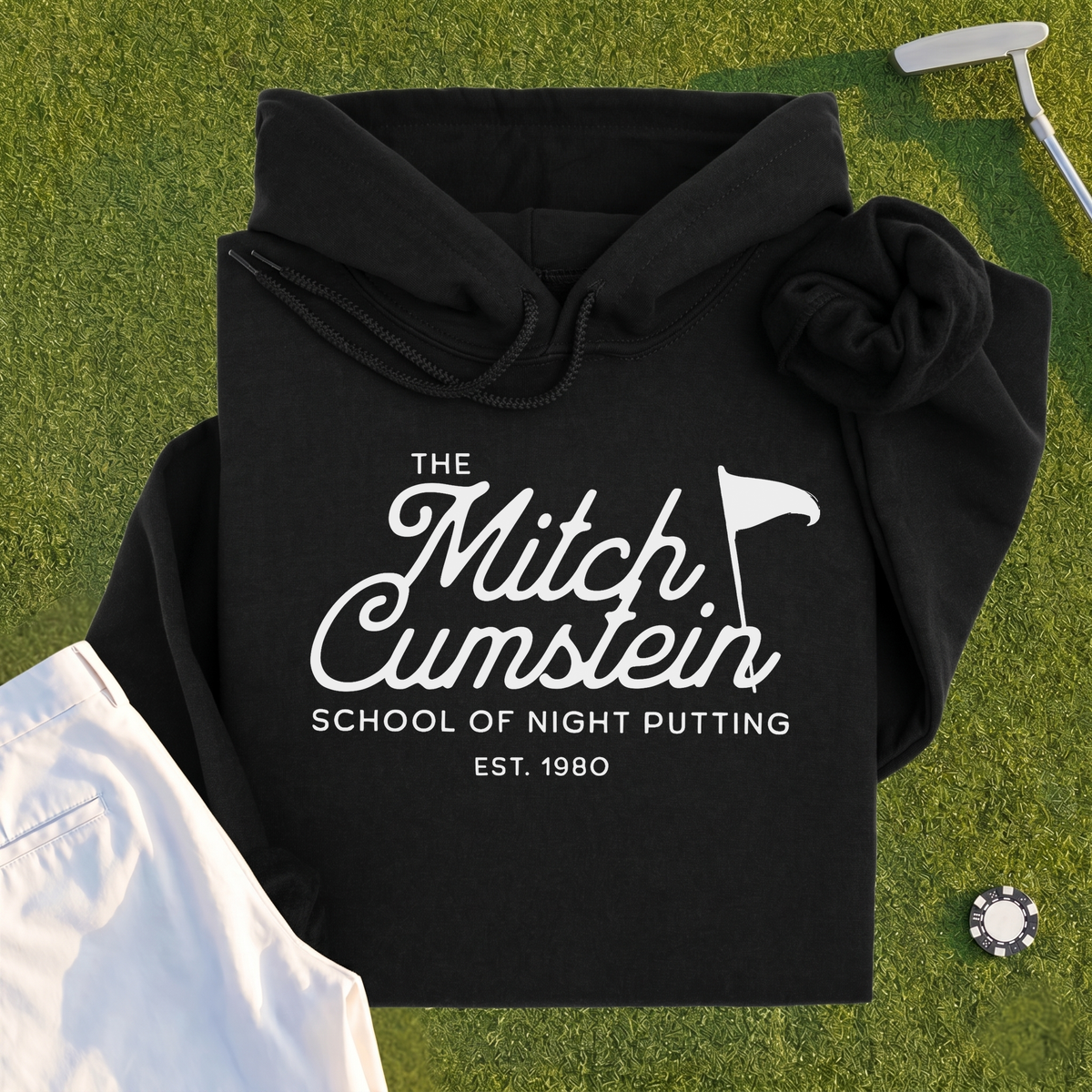 Mitch Cumstein School Of Night Putting Hoodie