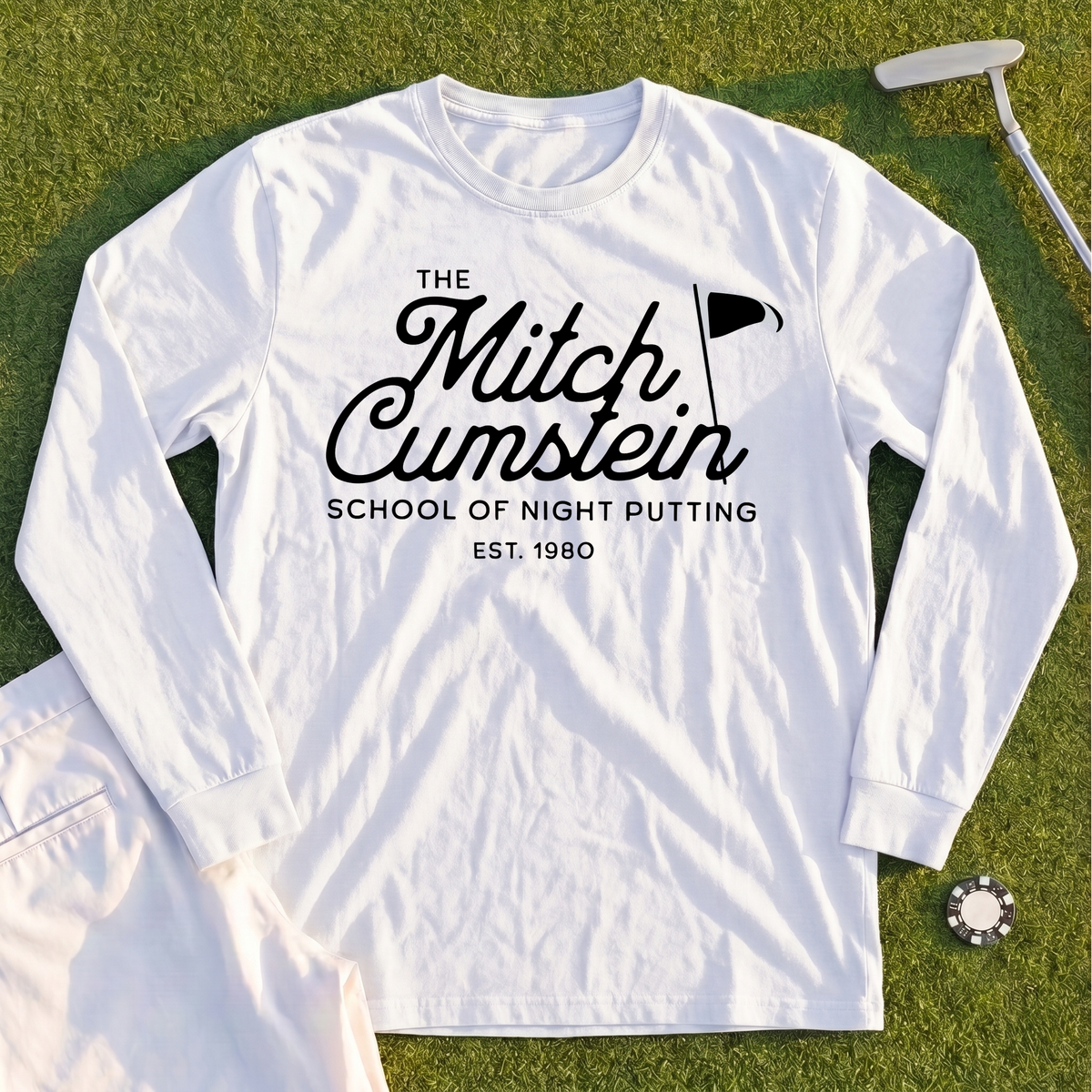 Mitch Cumstein School Of Night Putting Long Sleeve Tee