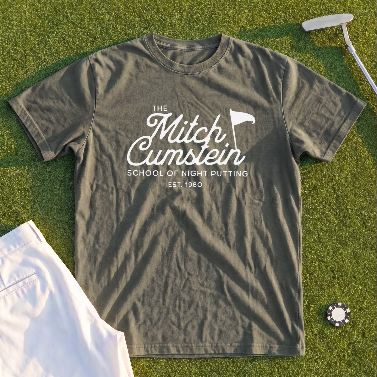 Mitch Cumstein School Of Night Putting Premium Tee