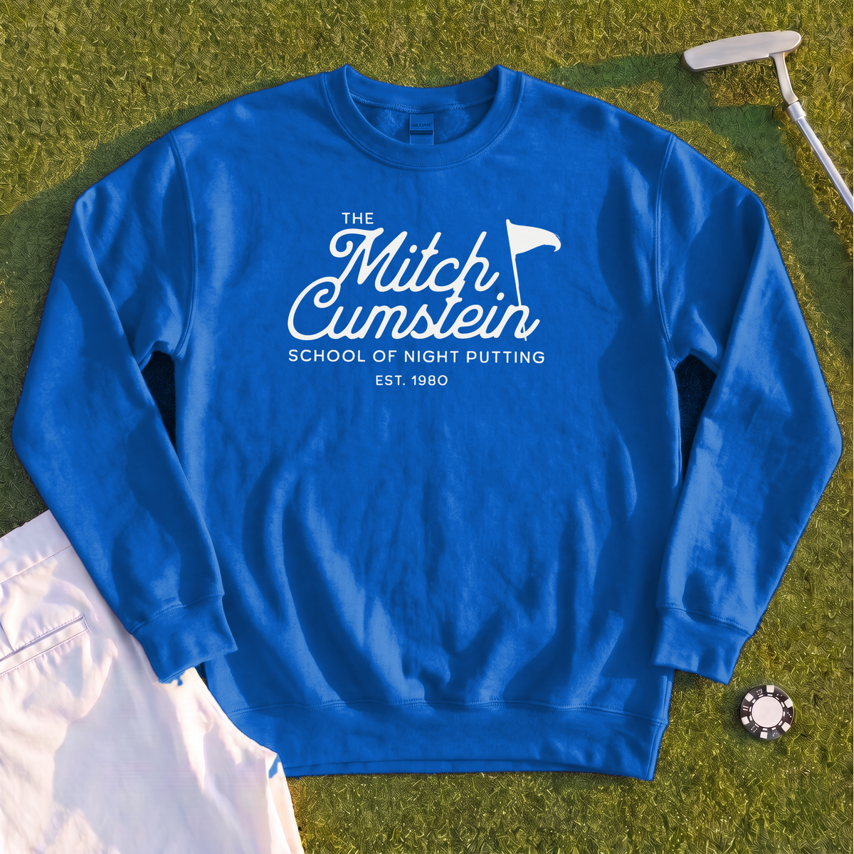 Mitch Cumstein School Of Night Putting Sweatshirt