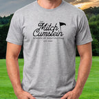 Mitch Cumstein School Of Night Putting Tee worn on the golf course, Sport Grey