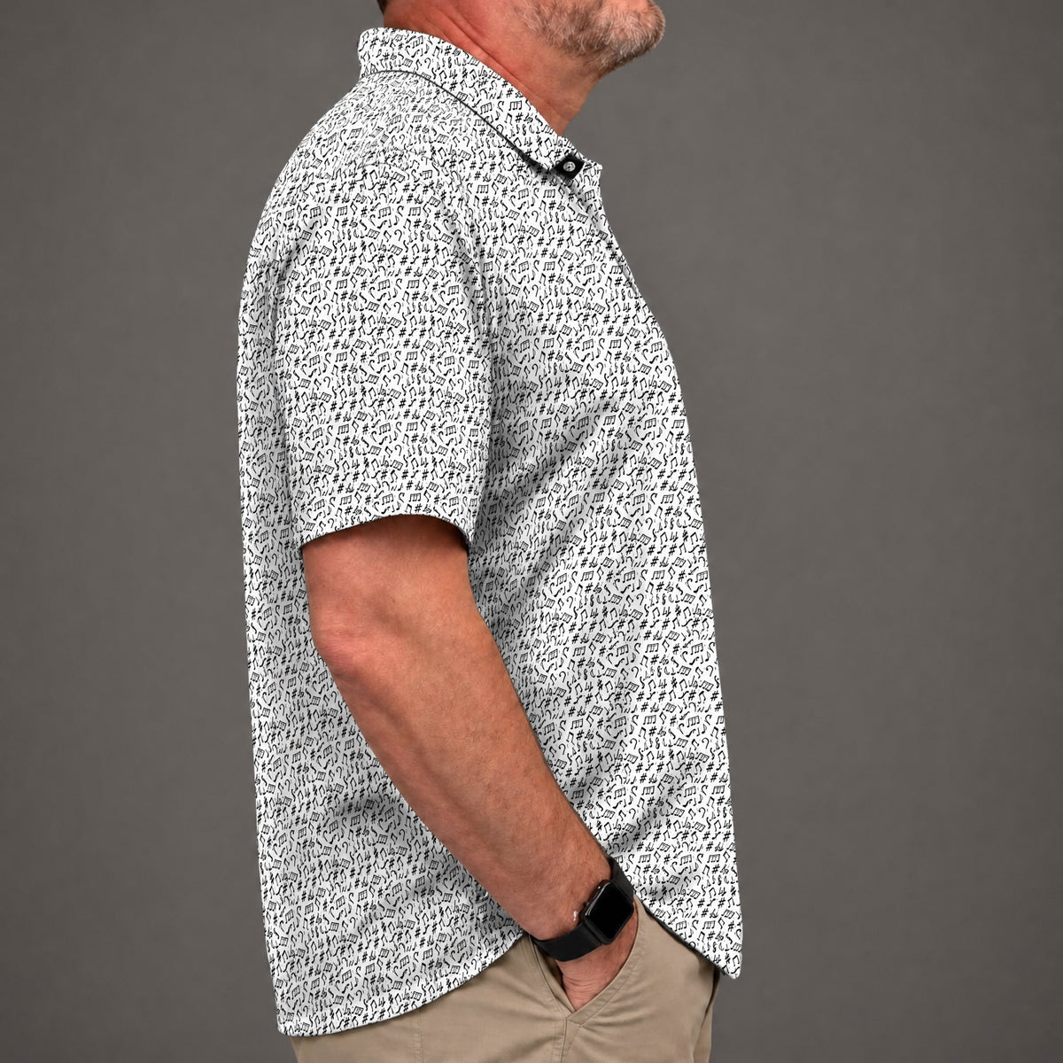 Music Notes Performance Print Polo