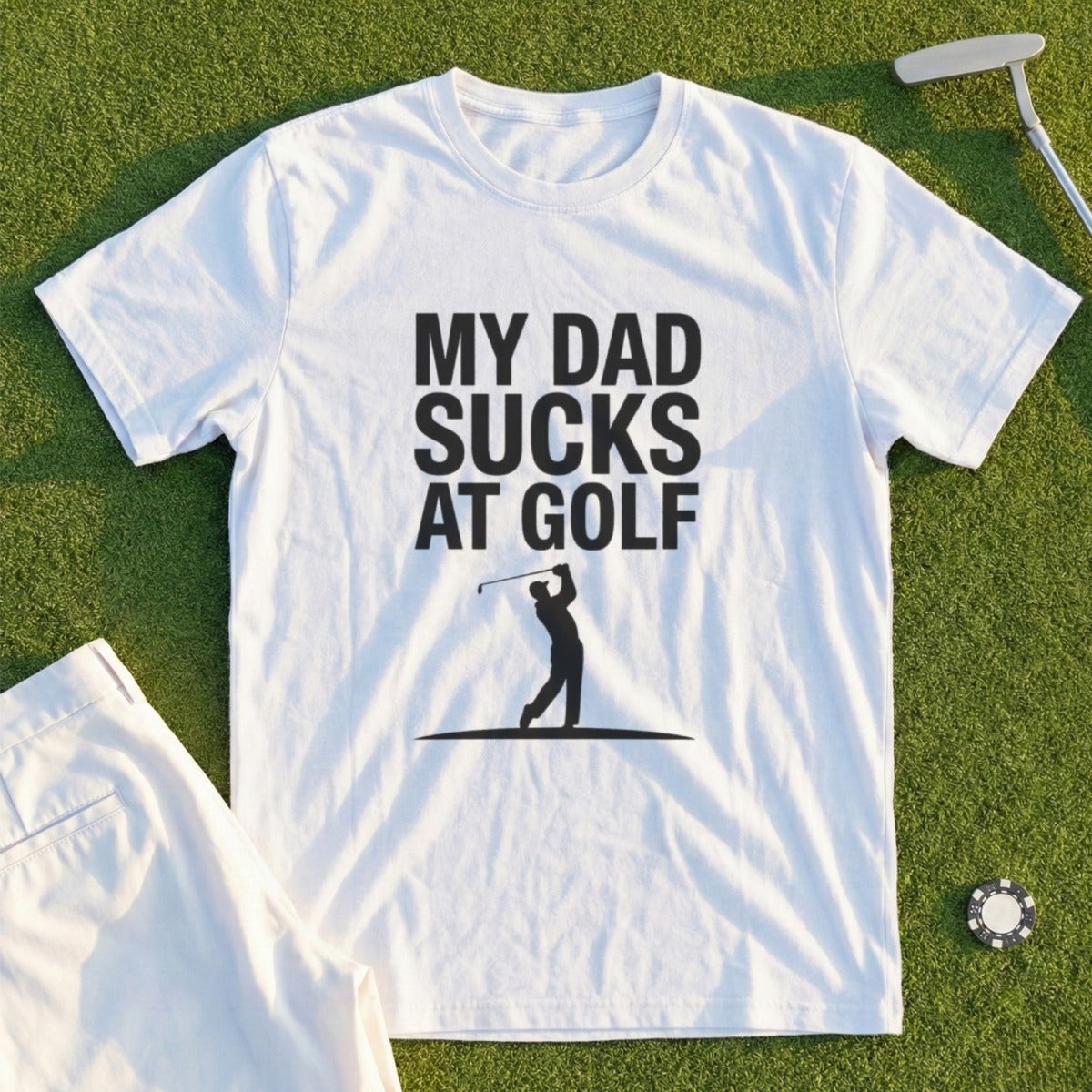 My Dad Sucks At Golf Tee