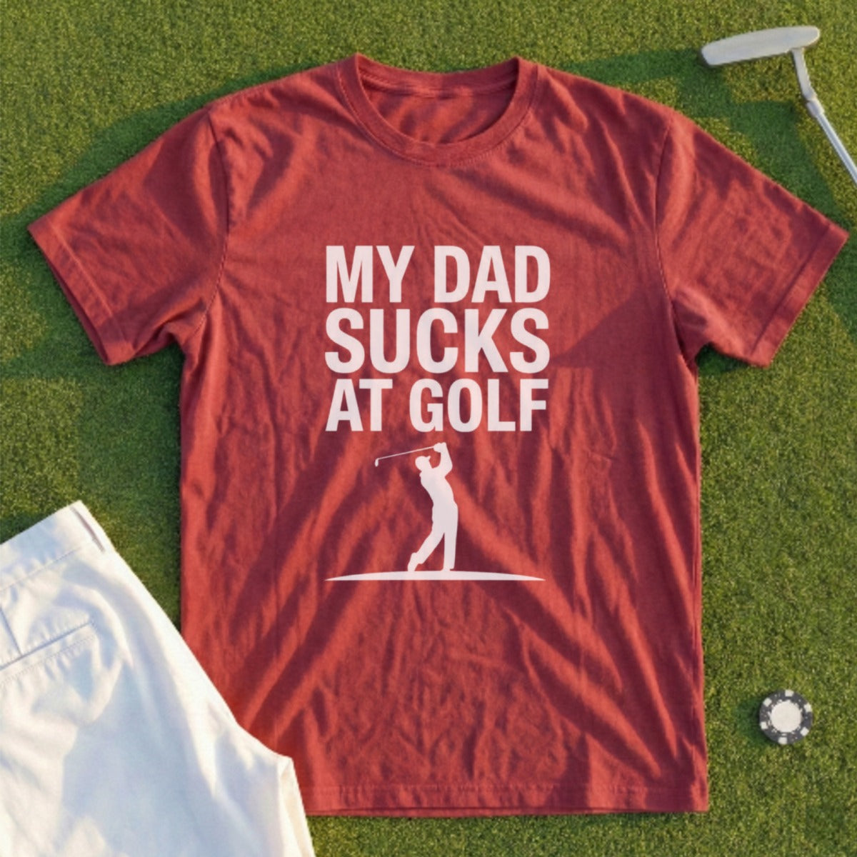 My Dad Sucks At Golf Tee
