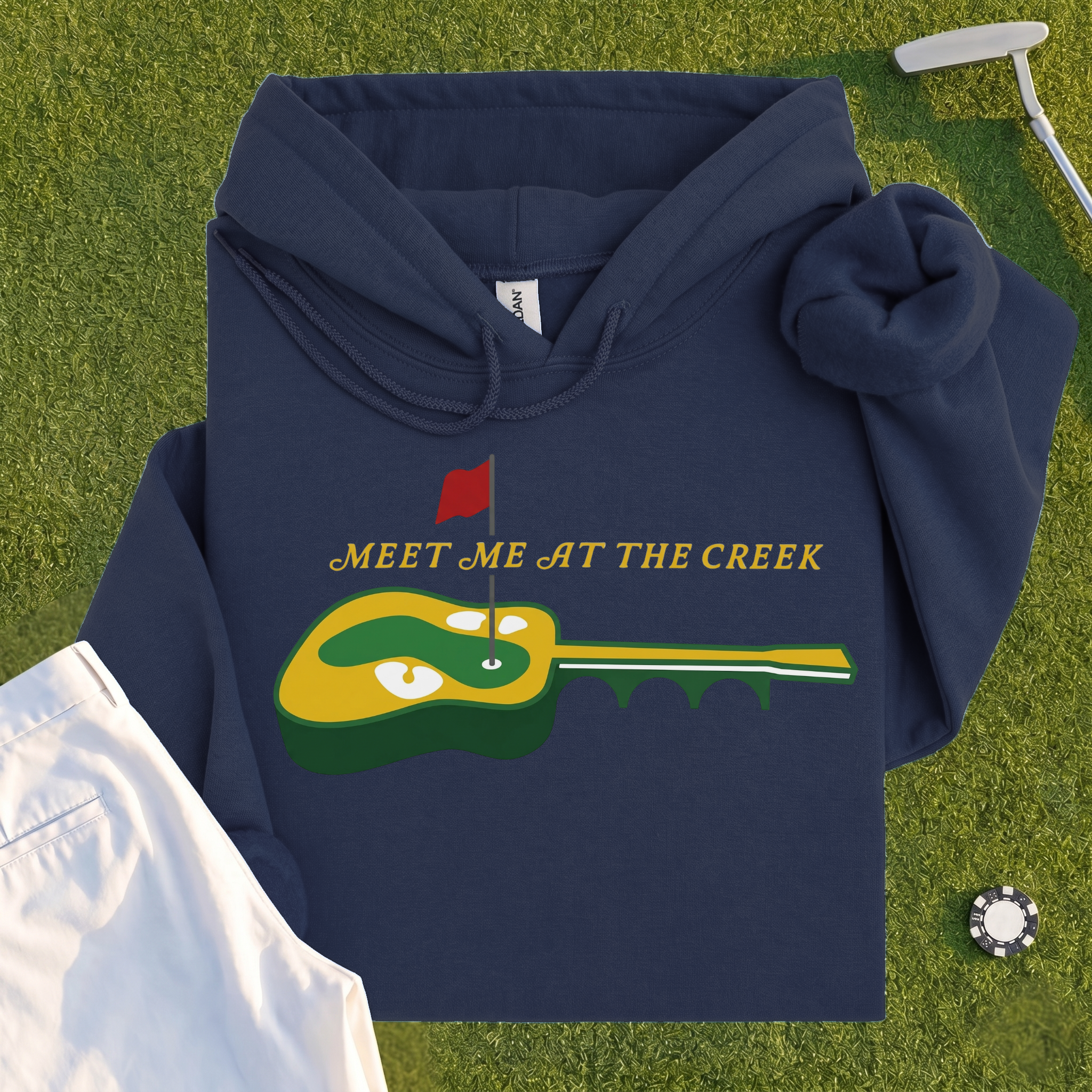 Meet Me At The Creek Hoodie - Navy