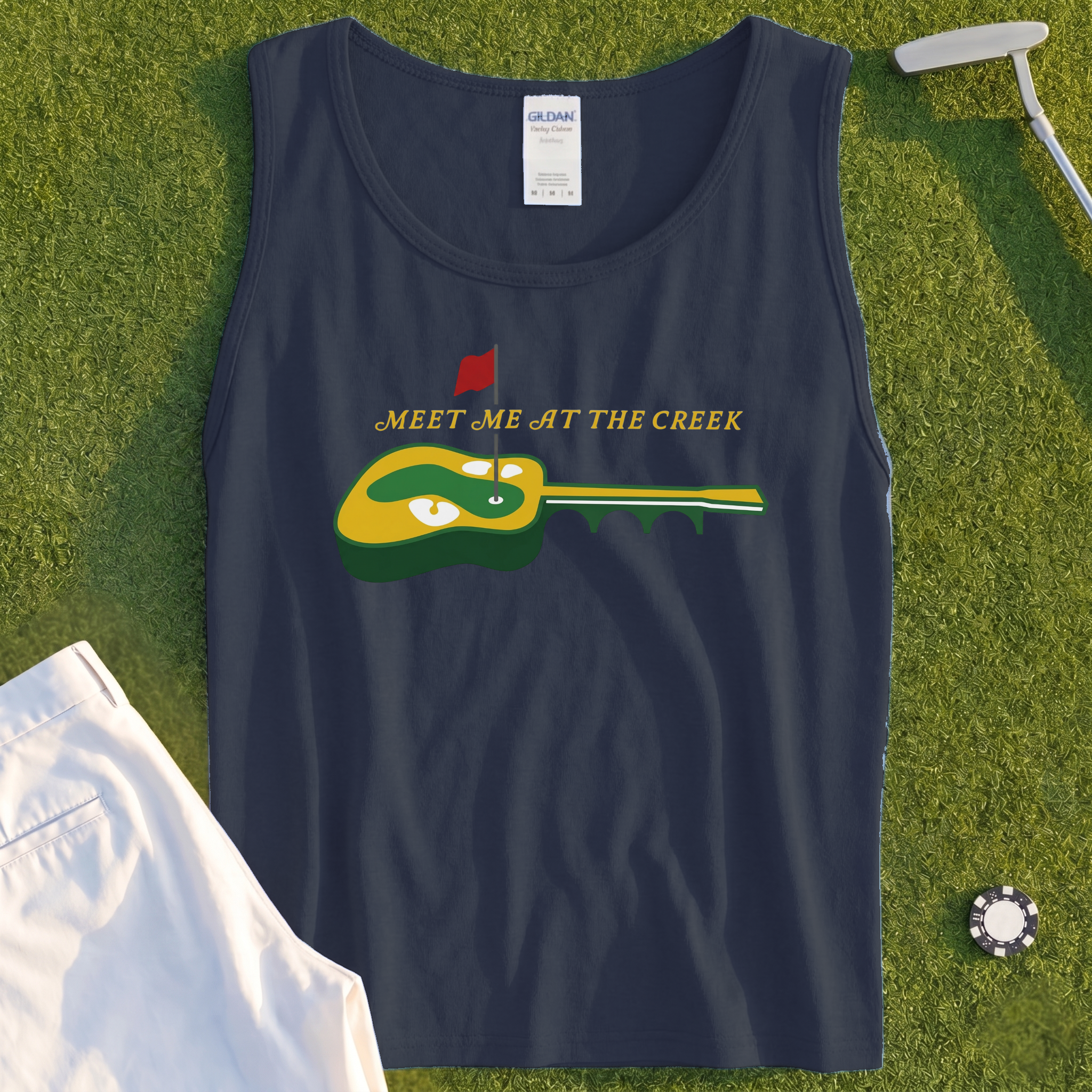 Meet Me At The Creek Tank - Navy