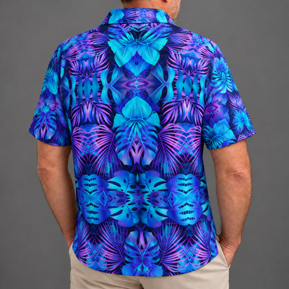 Neon Jungle Performance Print Polo